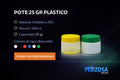 Pote Envase Plástico Polietileno 25gr al Por Mayor Desde $0.20 x 300 Unidades