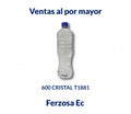 Botellas Plástica 600 CRISTAL T1881 (16 GR) con Tapa de 600ml al por Mayor desde $0.15c/u para 300 Unidades
