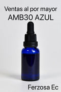 Gotero de Vidrio Azul y Pipeta de 30ml al por Mayor Desde 0.99C/u para 100 Unidades