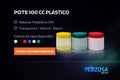 Pote Envase Plástico Polietileno 100 ml/cc al Por Mayor Desde $0.30 x 300 Unidades