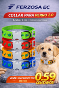 Collar para Perro Huellas 5cm al Por Mayor desde 0.59 para Bultos de 720 unidades