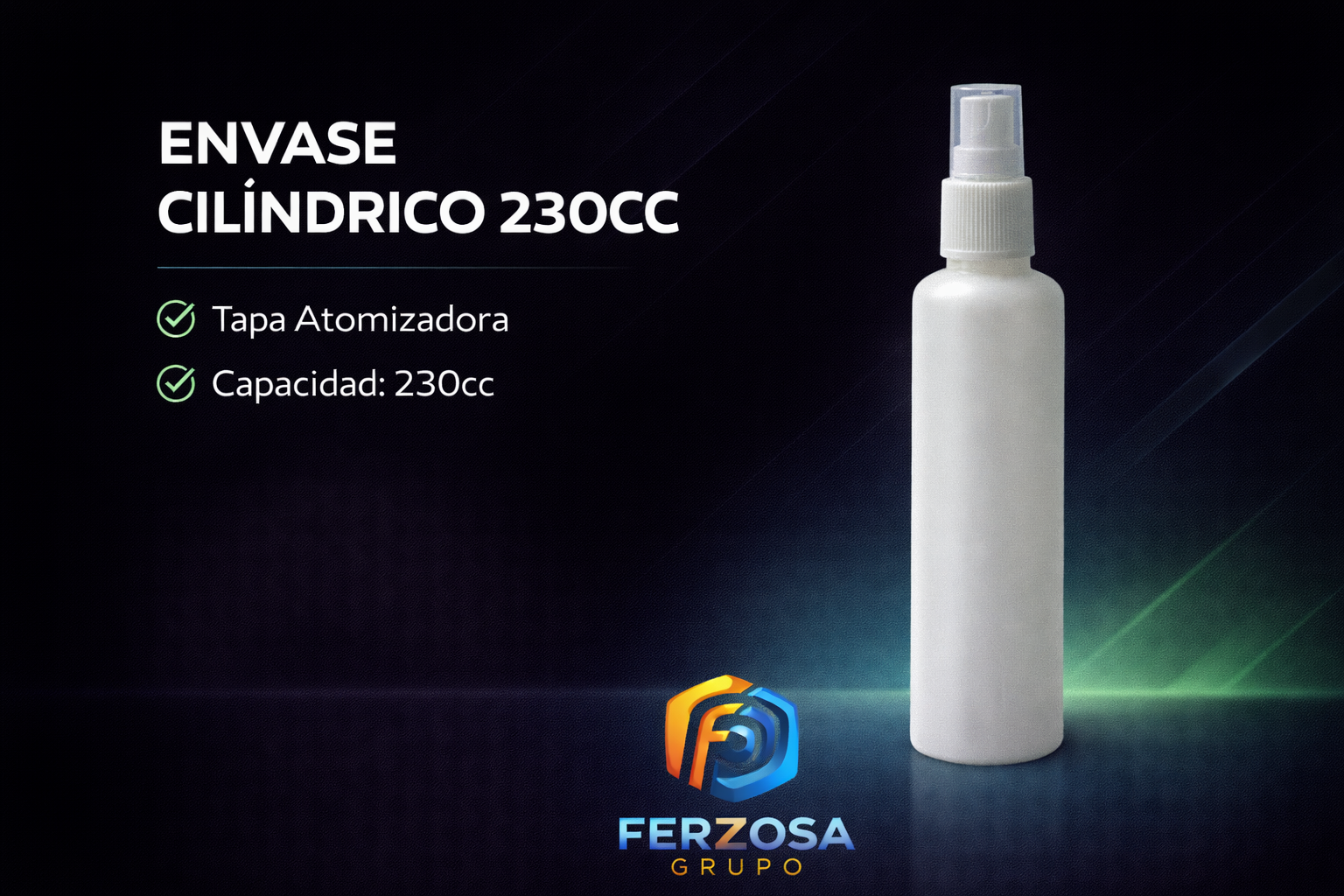 Frascos Envase Plástico Spray Atomizador 230ml/cc al por Mayor desde 0.62 por 300 Unidades