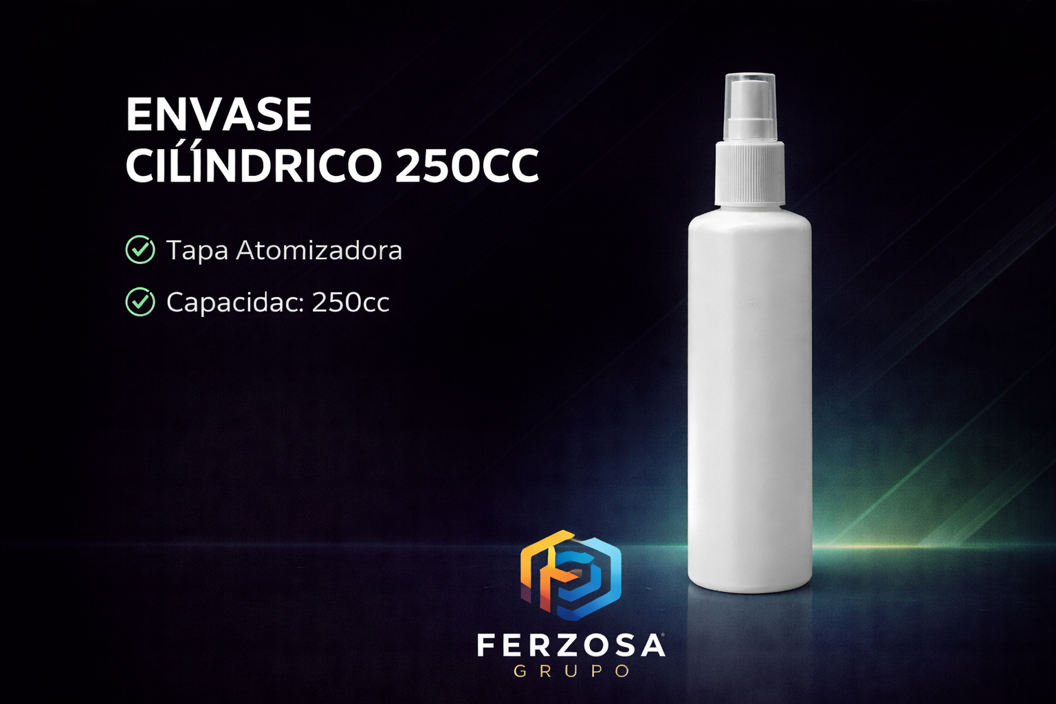 Frascos Envase Plástico Spray Atomizador 250ml/cc al por Mayor desde 0.62 por 300 Unidades