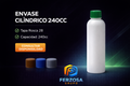 Envase Plástico Cilíndrico 240ml/cc con Tapa#28 al Por Mayor Desde $0.32 x 300 Unidades