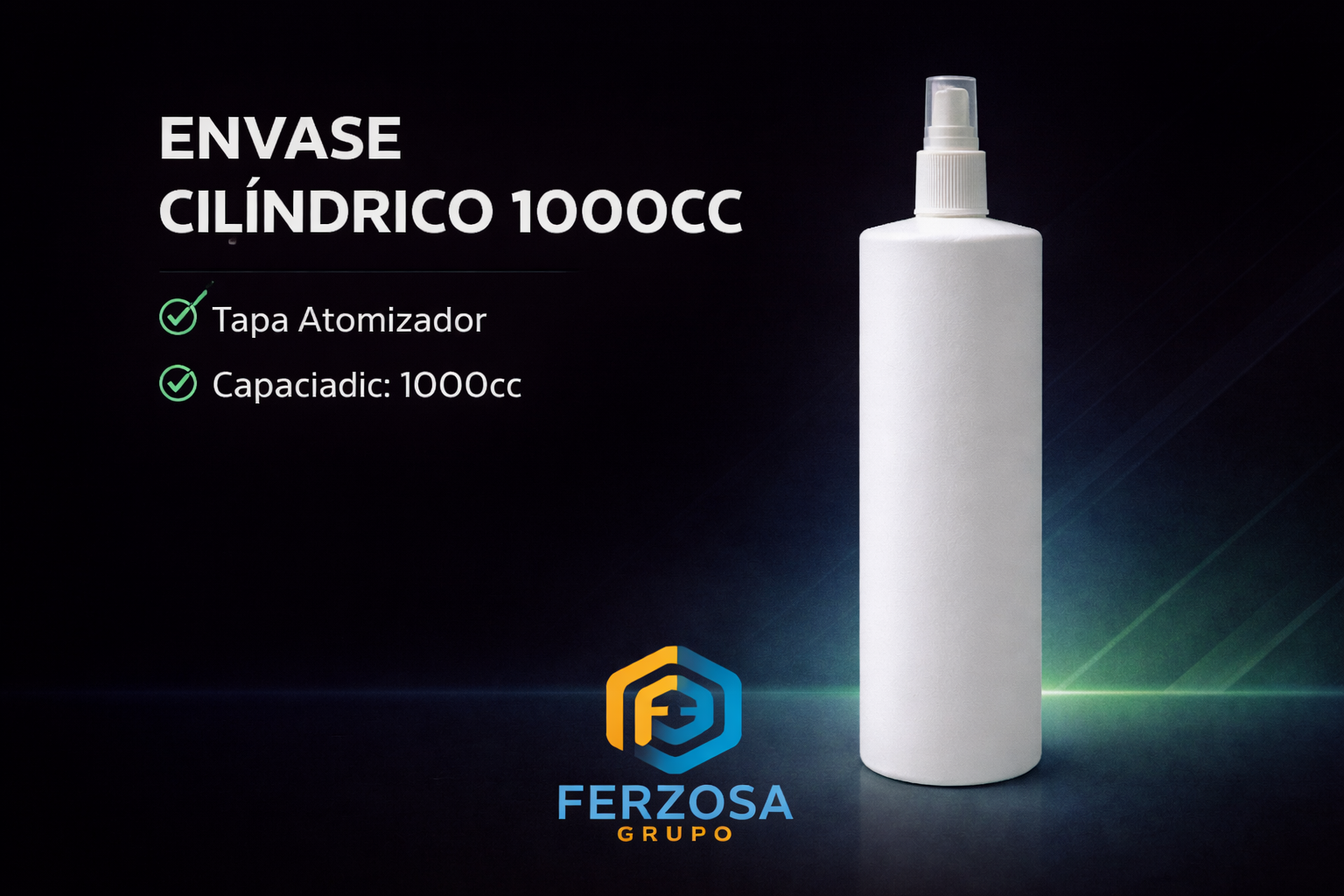Frascos Envase Plástico Spray Atomizador 1000ml/cc al por Mayor desde 0.82 por 300 Unidades