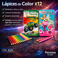 Lápices de Colores Al Por Mayor Desde $1.40 c/u En Bultos de 240 Cajas
