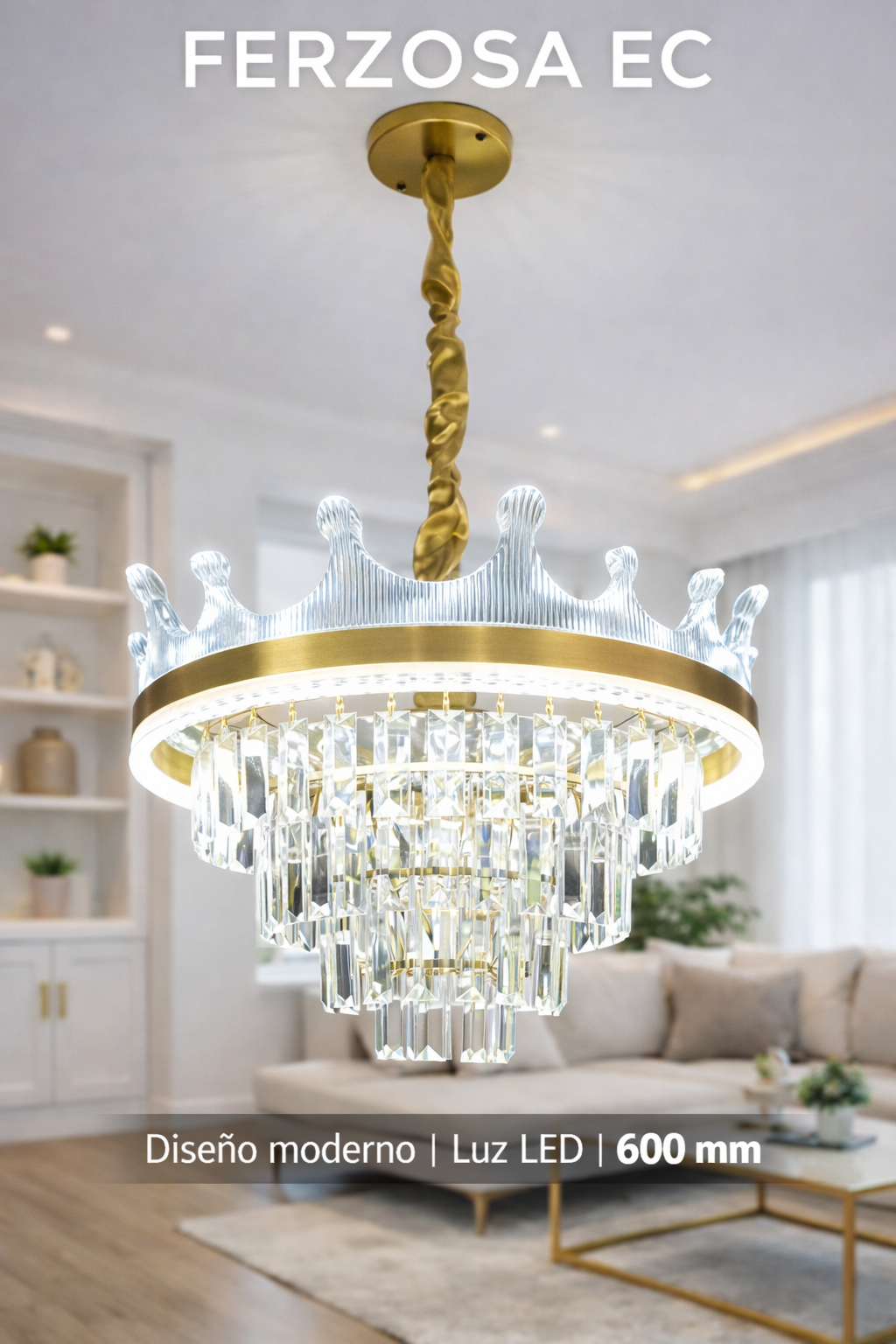 LÁMPARA CORONA LED al por mayor desde $75.83 Precio para 6 Unidades