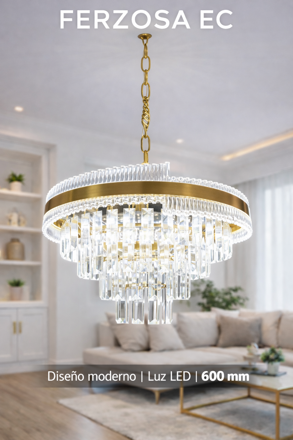 LÁMPARA CASCADE LED al por mayor desde $70.83 Precio para 6 Unidades