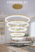 LÁMPARA 5 ANILLOS LED al por mayor desde $110.83 Precio para 6 Unidades