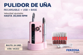 Pulidor de Uñas con Repuestos 35000 RPM Al Por Mayor Desde $24.00 c/u En Bultos 24 Unidades