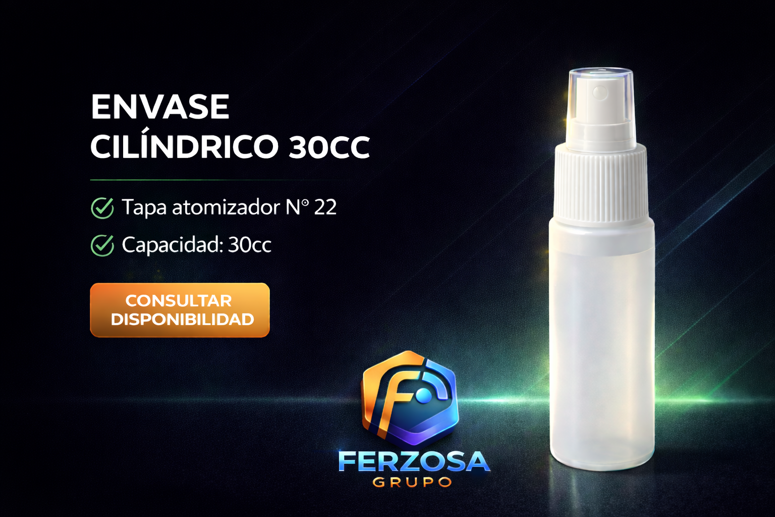 Frascos Envase Plástico Spray Atomizador 30ml/cc al por Mayor desde 0.50 por 300 Unidades