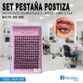 Set de Pestañas Postizas  Al Por Mayor Desde $1.85 c/u En Bultos de 600 Cajas