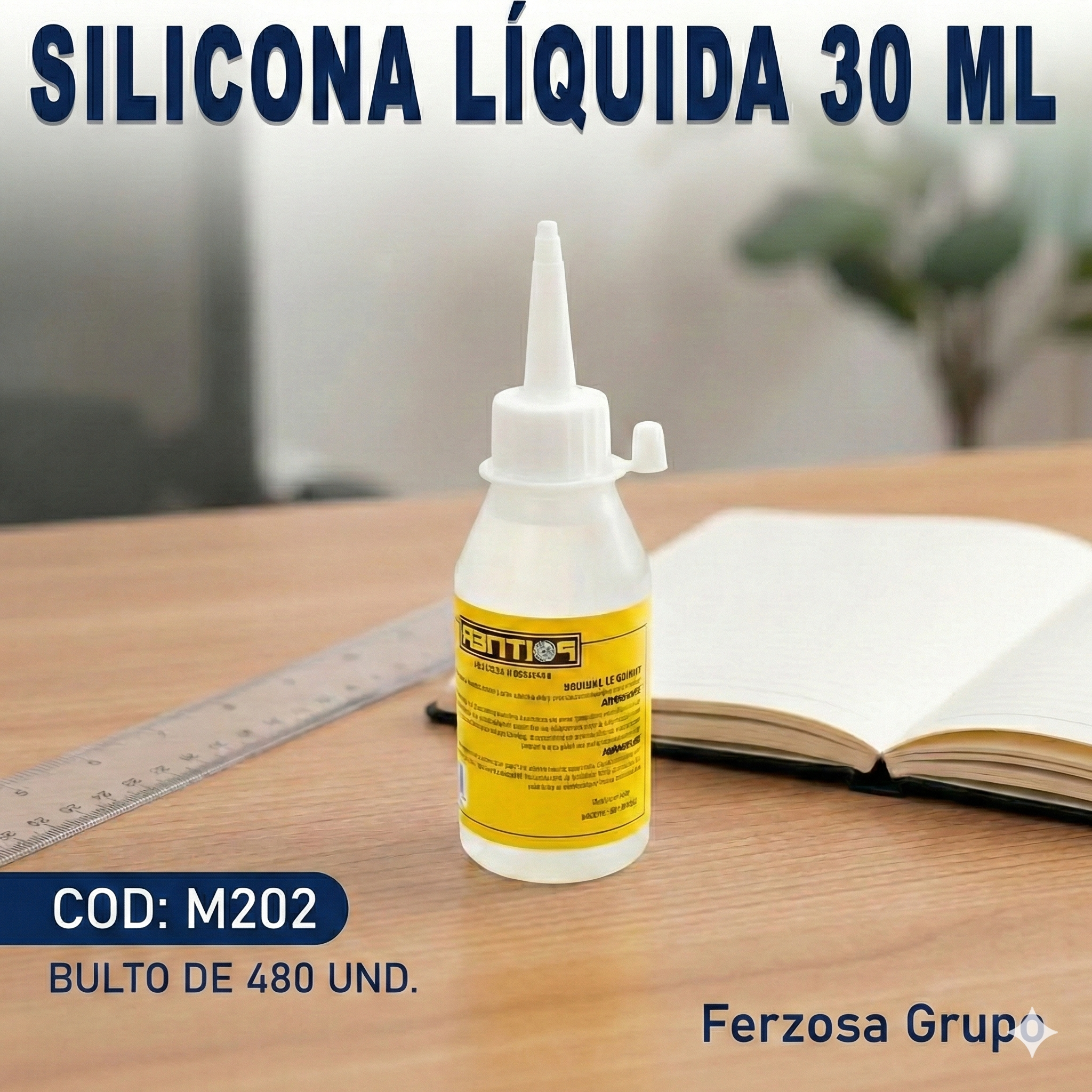 Silicona Líquida 30ml Al Por Mayor Desde $0.50 c/u En Bultos 480 Unidades
