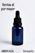 Gotero de Vidrio Azul y Pipeta de 20ml al por Mayor Desde 0.86C/u para 100 Unidades