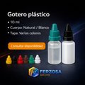 Gotero Plástico Cuenta Gotas 10ml/cc al Por Mayor Desde $0.16 x 300 Unidades