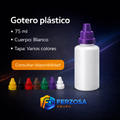 Gotero Plástico Cuenta Gotas 75ml/cc al Por Mayor Desde $0.23 x 300 Unidades