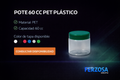 Pote Envase Plástico PET 100ml/cc al Por Mayor Desde $0.30 x 300 Unidades