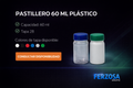 Envase Frasco Pastillero Plástico PET 60ml/cc al Por Mayor Desde $0.20 x 300 Unidades