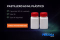 Envase Frasco Pastillero Plástico PET 60ml/cc al Por Mayor Desde $0.28 x 300 Unidades