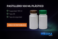 Envase Frasco Pastillero Plástico PET 100ml/cc al Por Mayor Desde $0.28 x 300 Unidades