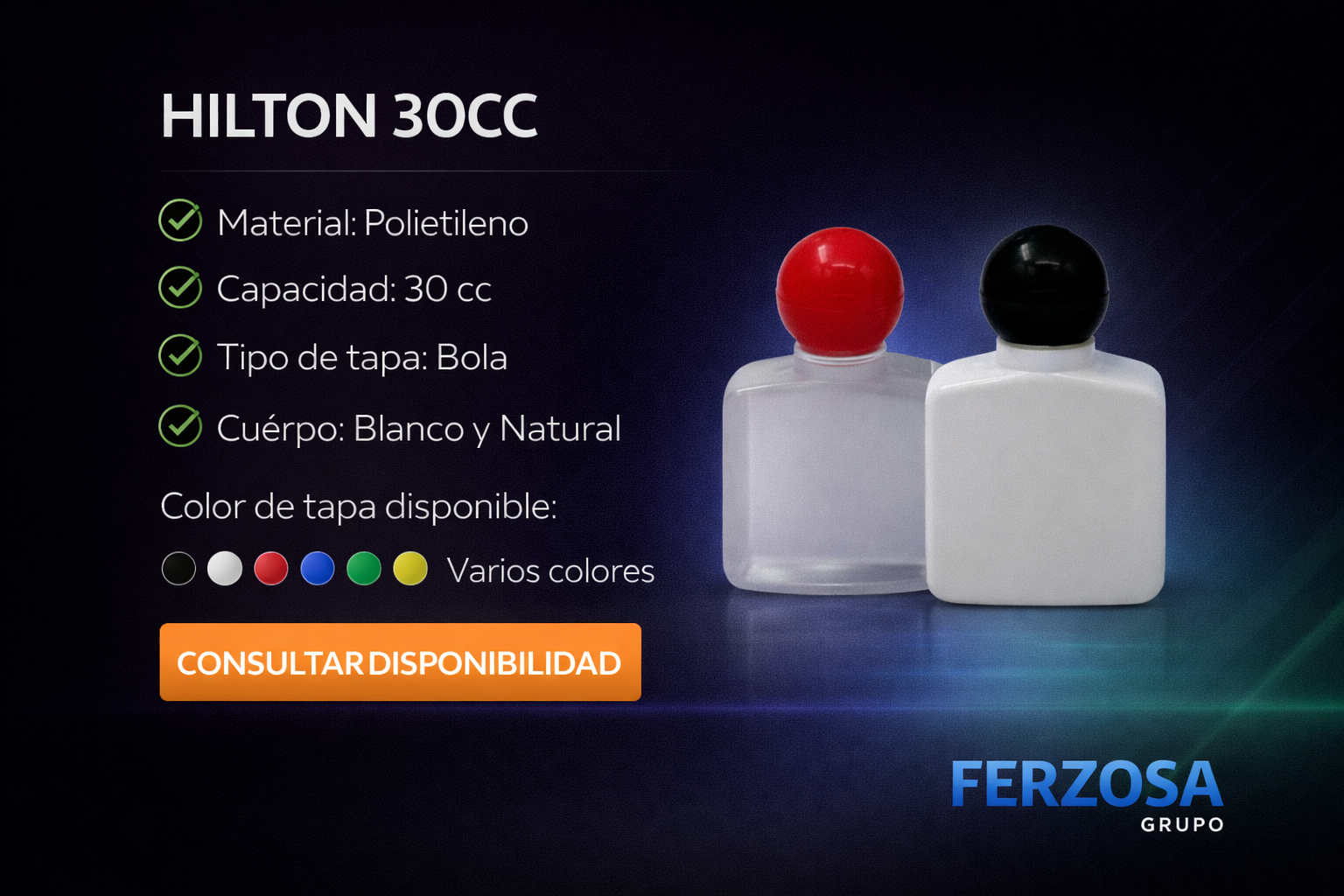 Pote Envase Plástico Hotelero 30Cc/Ml al Por Mayor Desde $0.27 x 300 Unidades