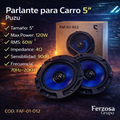 Parlante para Auto de Cinco Pulgadas Al Por Mayor Desde $18 el Par Para ventas desde 24 Pares