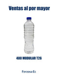 Botellas Plástica 400 MODULAR T26 (11.5 GR) con Tapa de 400ml al por Mayor desde $0.12c/u para 300 Unidades