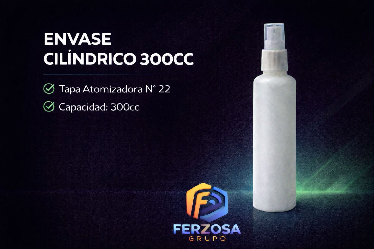 Frascos Envase Plástico Spray Atomizador 300ml/cc al por Mayor desde 0.65 por 300 Unidades