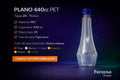 Envase Botella Plástica Plano PET 440ml/cc al Por Mayor Desde $0.50 x 300 Unidades
