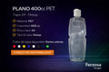 Envase Botella Plástica Plano PET Distop 400ml/cc al Por Mayor Desde $0.58 x 300 Unidades