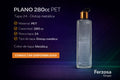 Envase Botella Plástica Plano PET Distop Metálica 280ml/cc al Por Mayor Desde $0.73 x 300 Unidades