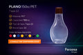 Envase Botella Plástica Plano PET 150ml/cc al Por Mayor Desde $0.40 x 300 Unidades