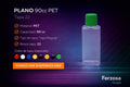 Envase Botella Plástica Plano PET 90ml/cc al Por Mayor Desde $0.34 x 300 Unidades