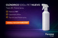 Envase Botella Plástica Cilíndrico PET Atomizador 500ml/cc al Por Mayor Desde $0.88 x 300 Unidades