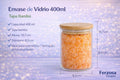 Envase de Vidrio Con Tapa Bambú 400ml Al Por Mayor Desde $3.50 c/u por 24 Unidades