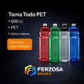 Tomatodo Envase Plástico Pet 600 CC/ML al Por Mayor Desde $0.60 x 300 Unidades